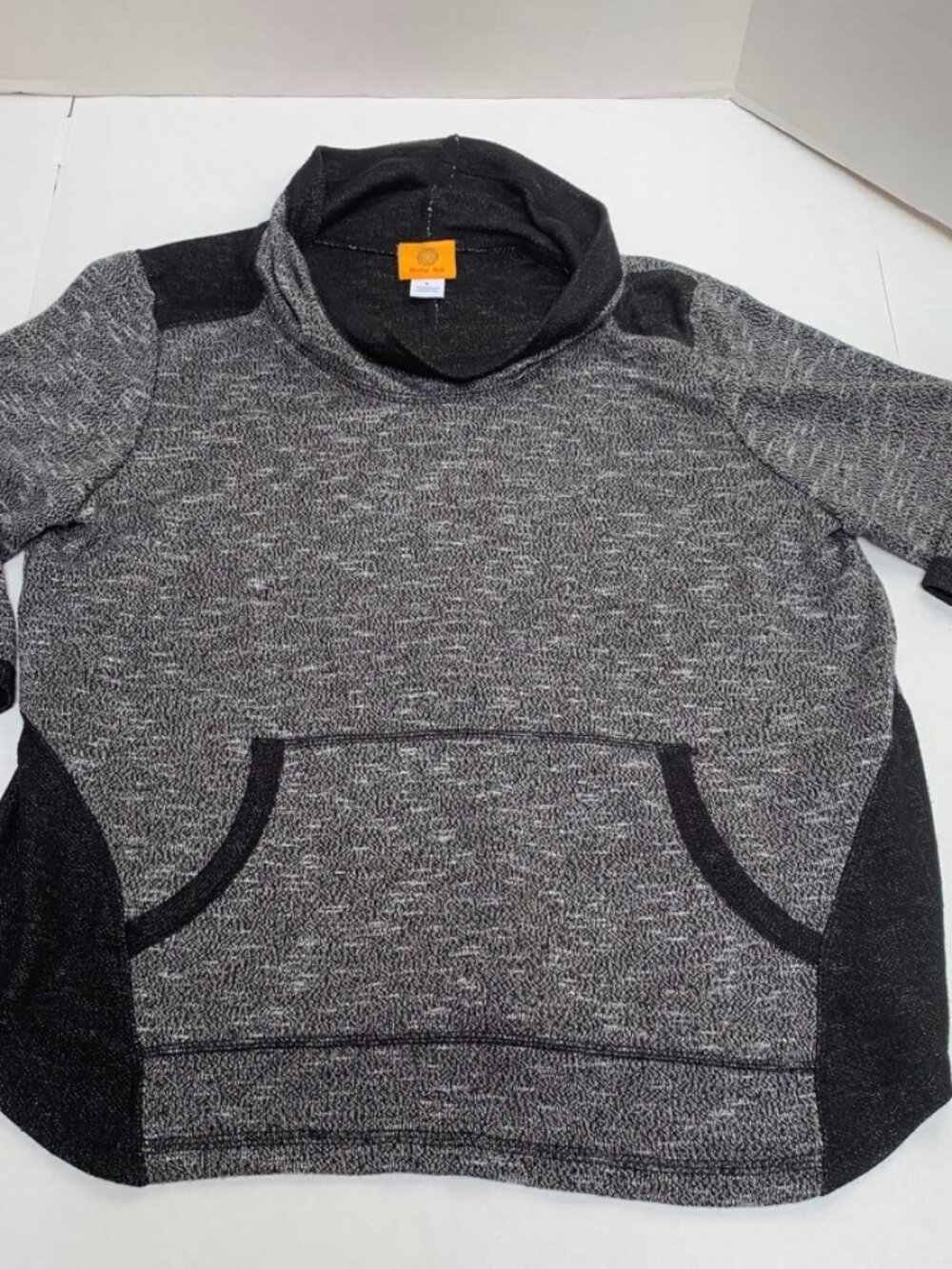 Ruby Rd Womans Size Large BLack/Gray Pullover Shirt